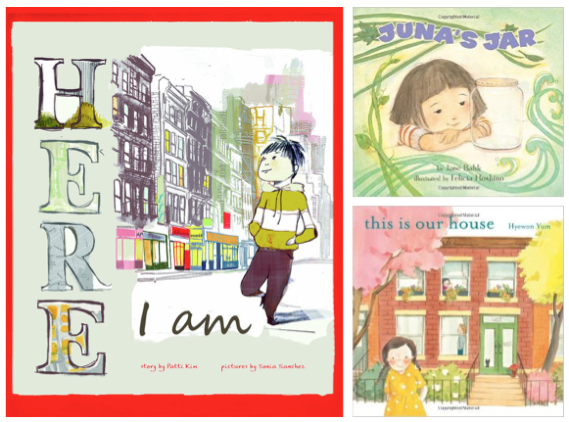 transnational Korean children's books, Here I Am, Juna's Jar, This is Our House