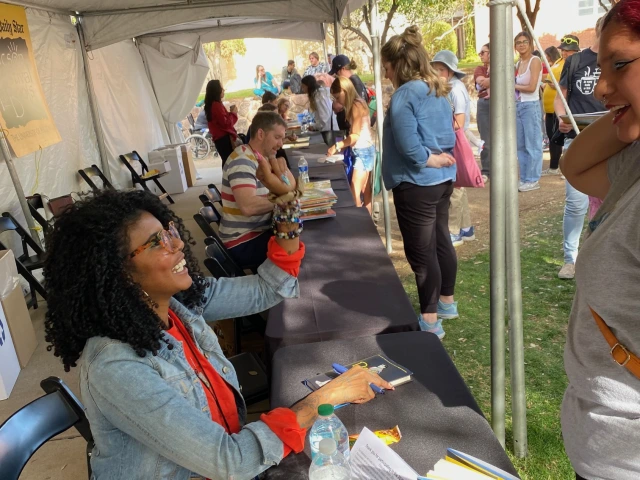 woman and teen share big smiles