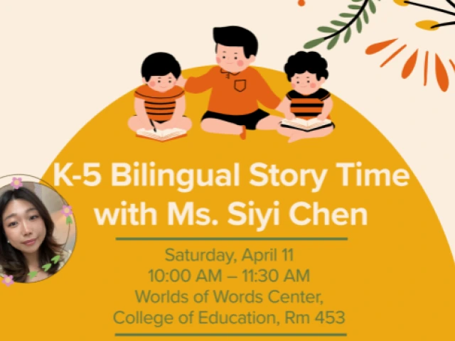K-5 Bilingual Story Time with Ms. Siyi Chen