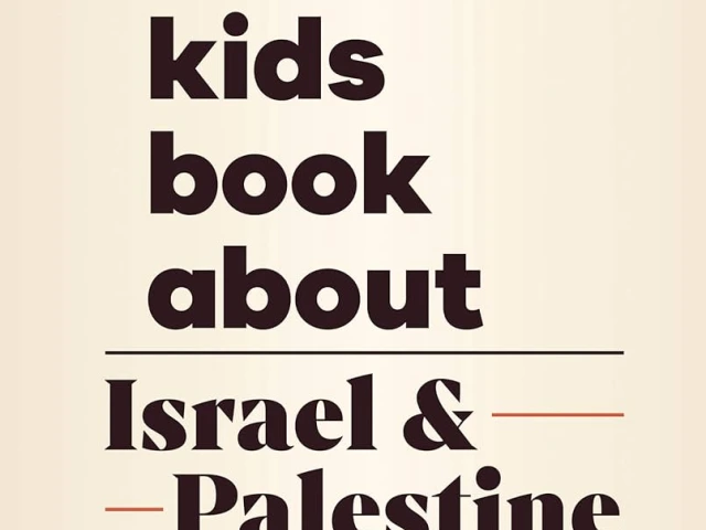 Book Jacket for A Kids Book About Israel and Palestine no illustration