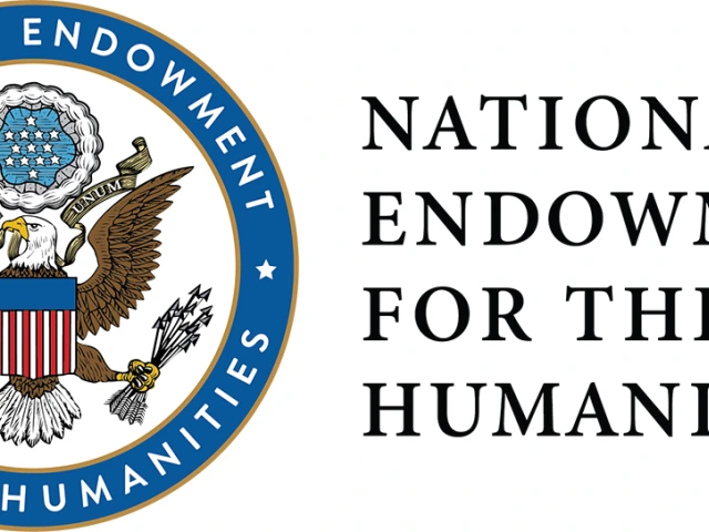 NEH logo includes US seal with eagle, olive branch and arrows