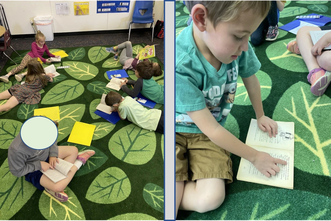 Students preparing for their book clubs