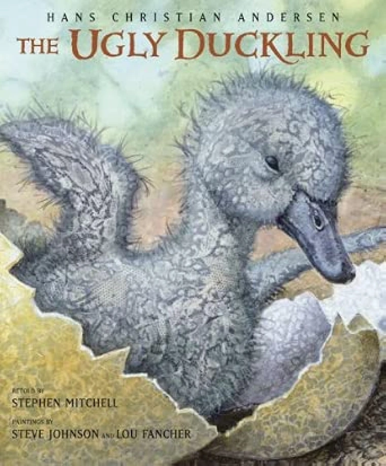 A just hacked gray duckling.