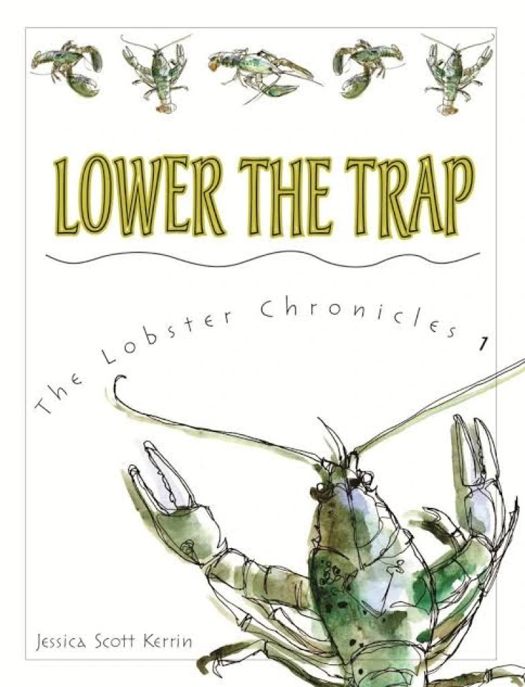 Lobsters are around the book of all kinds of sizes and poses 
