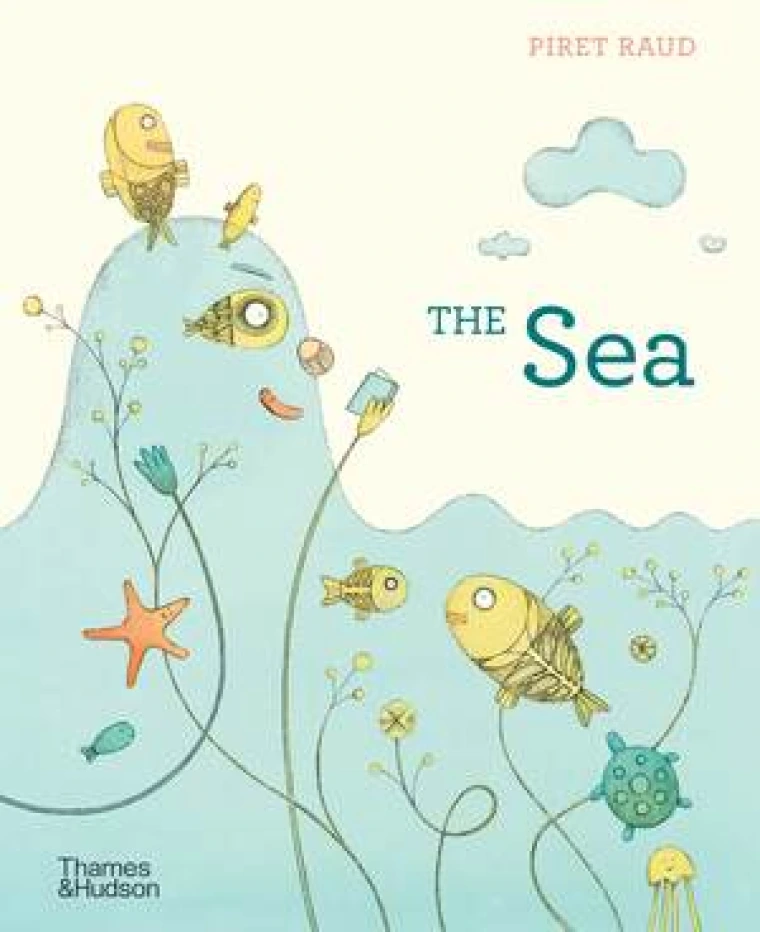The sea as a person full of yellow fish.