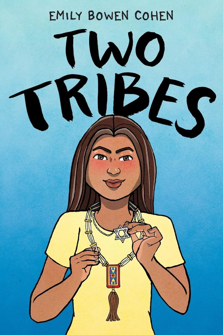 A teenage girl wears a Star of David necklace and an Indigenous bead necklace.