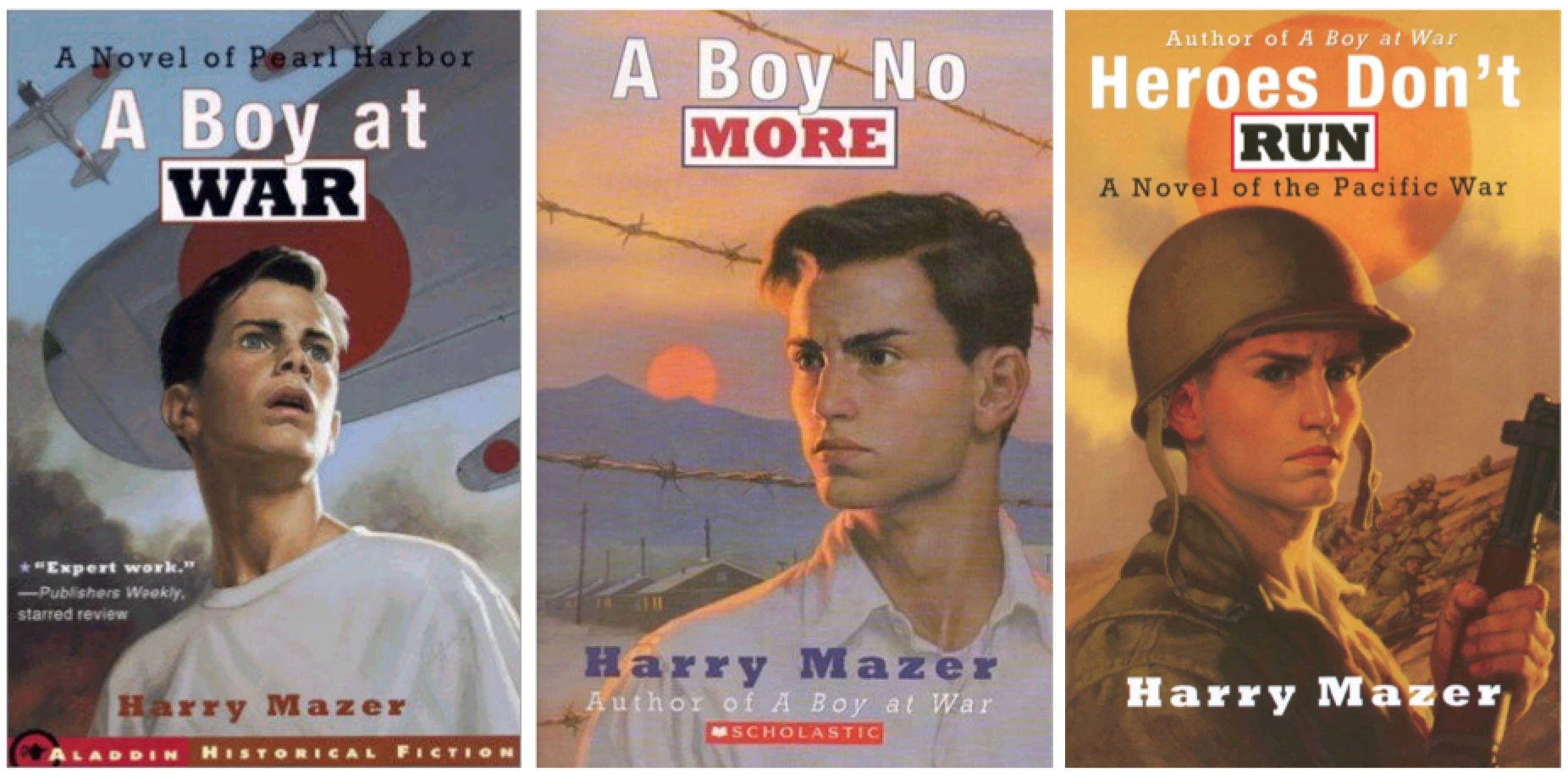 World War II in the Pacific through Harry Mazer's novels
