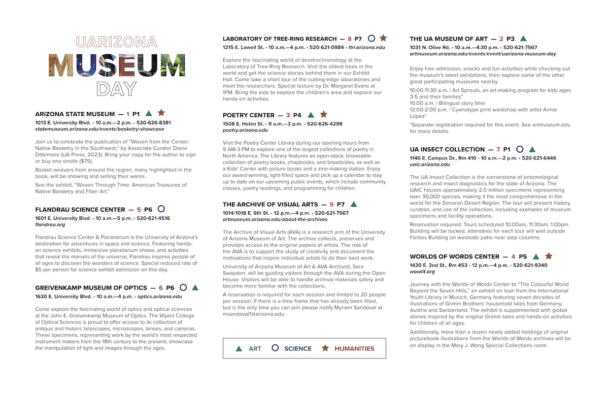 Details for all participating organizations to be linked soon.