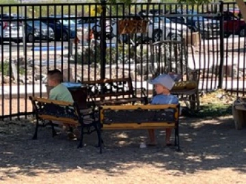 outdoor reading center