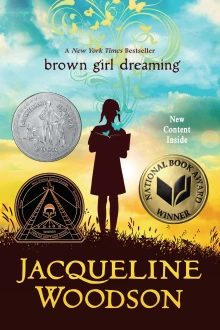 Book cover with a silhouette of a girl reading in the center of the book