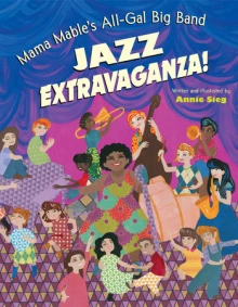 Mama Mable cover is done in collage-style with lots of people playing instruments and dancing around Mama Mable