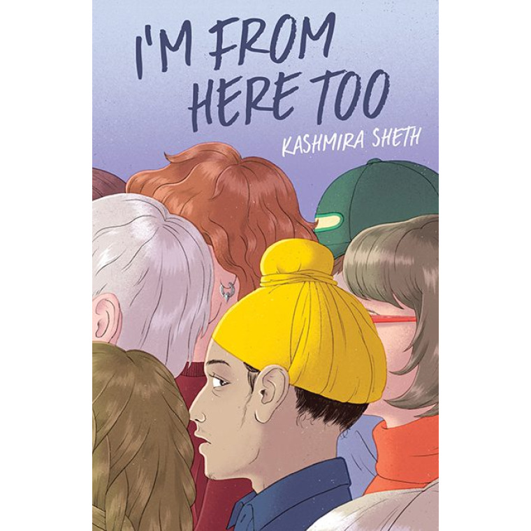 A close-up illustration of a Sikh boy.