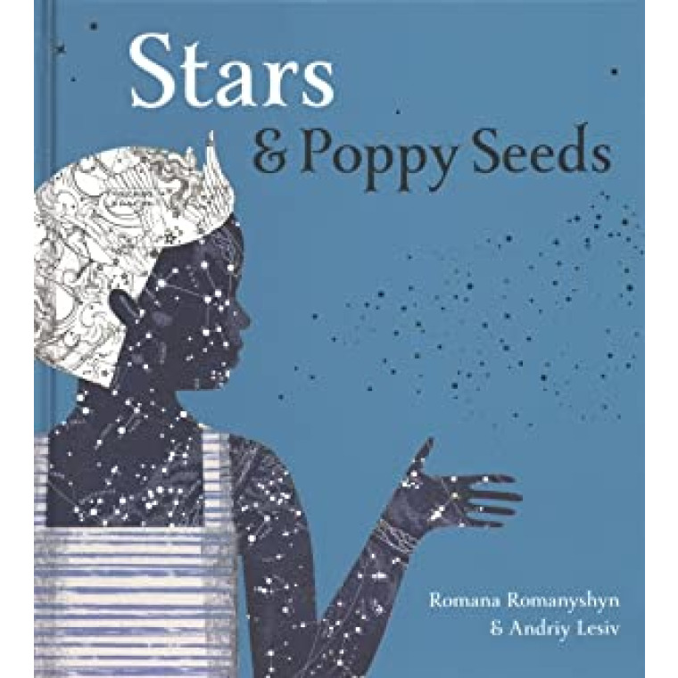 Silhouette of a person with a star map.