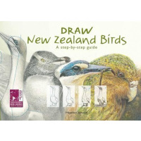 Different types of birds are lined up throughout the cover