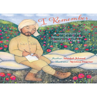 A man is sitting in a garden as he writes