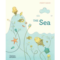 The sea as a person full of yellow fish.