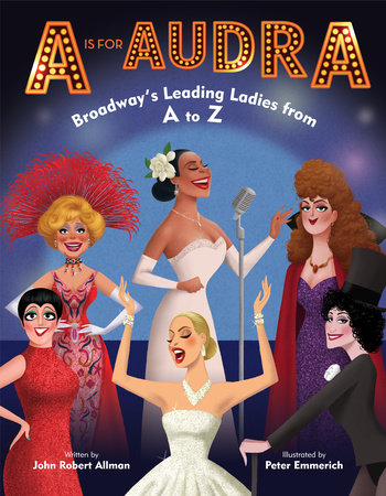 A Is for Audra cover features six leading ladies of broadway sharing a stage