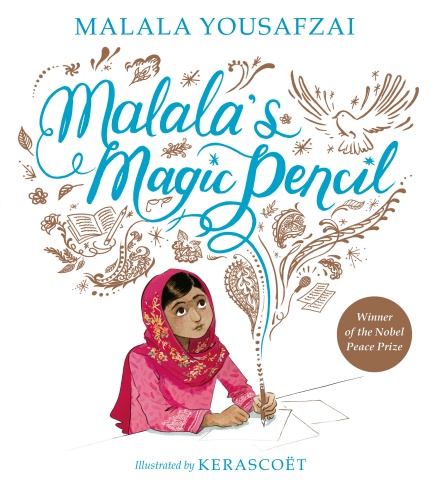 Malala's Magic Pencil Cover as described in post