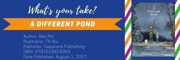A Different Pond My Take Your Take with bibliographic information (also found at the end of the post)