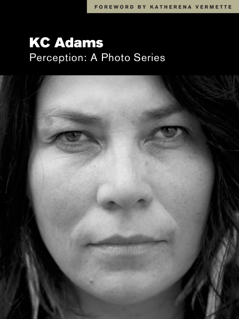 The cover of Perception is a black and white portrait of a woman looking into the camera.