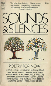 Cover of Sounds and Silences, depicting two trees, one drawn realistically and one drawn abstractly.